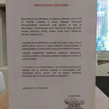 Bed & Breakfast Domvs Tva Chieti